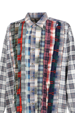 FLANNEL SHIRT -> RIBBON WIDE SHIRT / ASSORTED