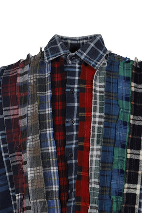 FLANNEL SHIRT -> RIBBON WIDE SHIRT / ASSORT