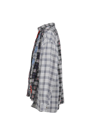 FLANNEL SHIRT -> RIBBON WIDE SHIRT / ASSORTED