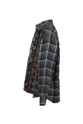 FLANNEL SHIRT -> RIBBON WIDE SHIRT / ASSORT