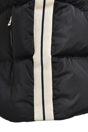 CLASSIC TRACK HOODY DOWN VEST / BLK OFF WHT