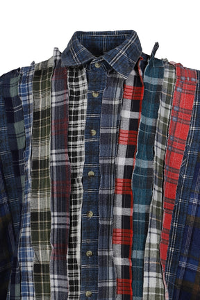 FLANNEL SHIRT -> RIBBON WIDE SHIRT / ASSORT