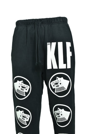 KLF_SWEAT PANTS/KLF / BLK 