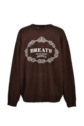 ROYAL EMBLEM CREW KNIT / BRW