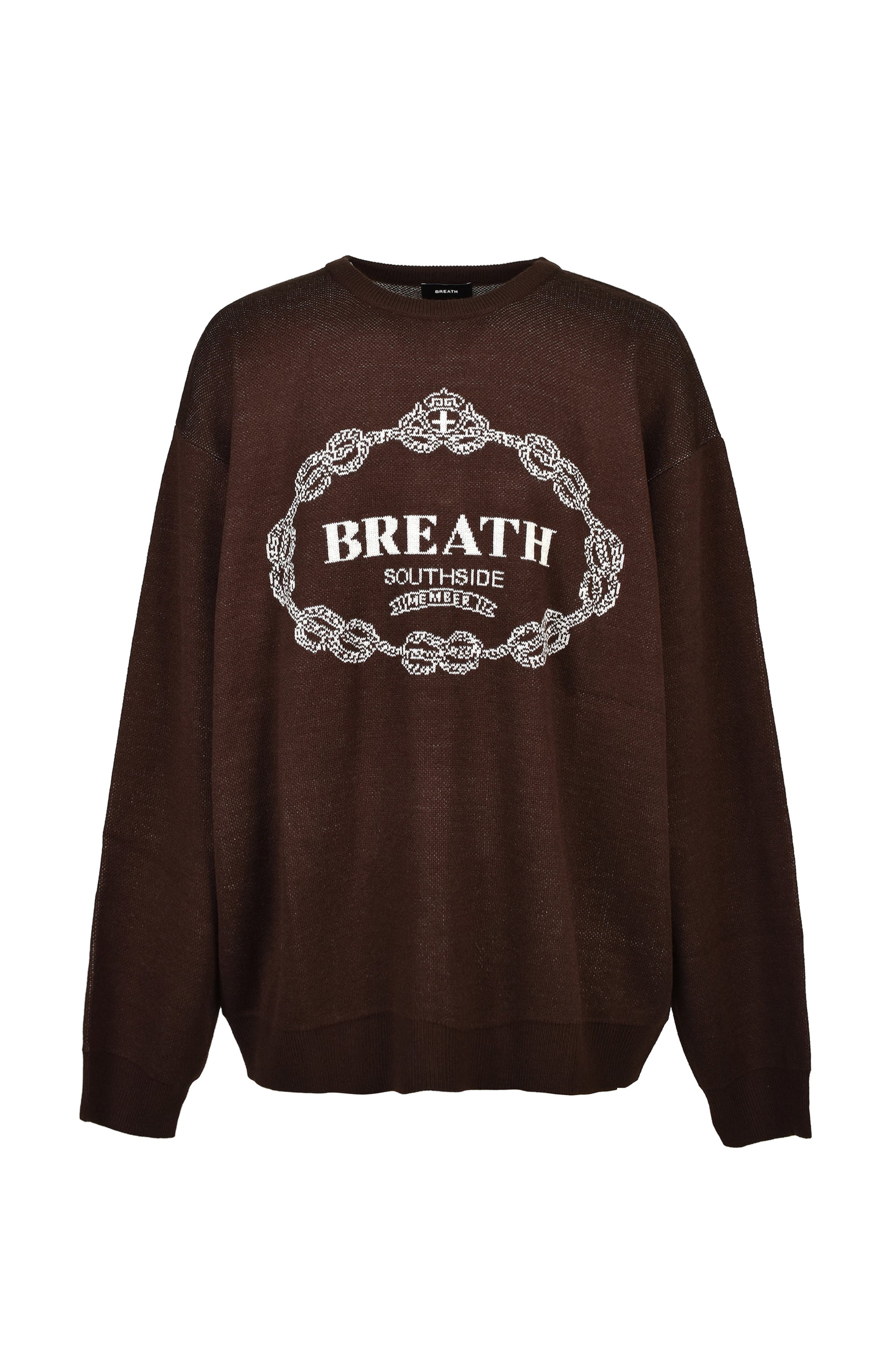 ROYAL EMBLEM CREW KNIT / BRW