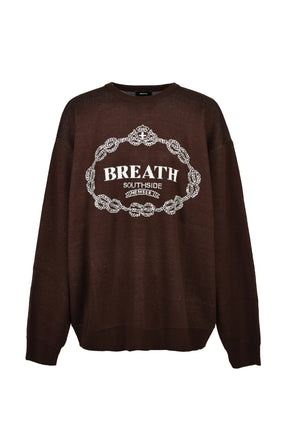 ROYAL EMBLEM CREW KNIT / BRW