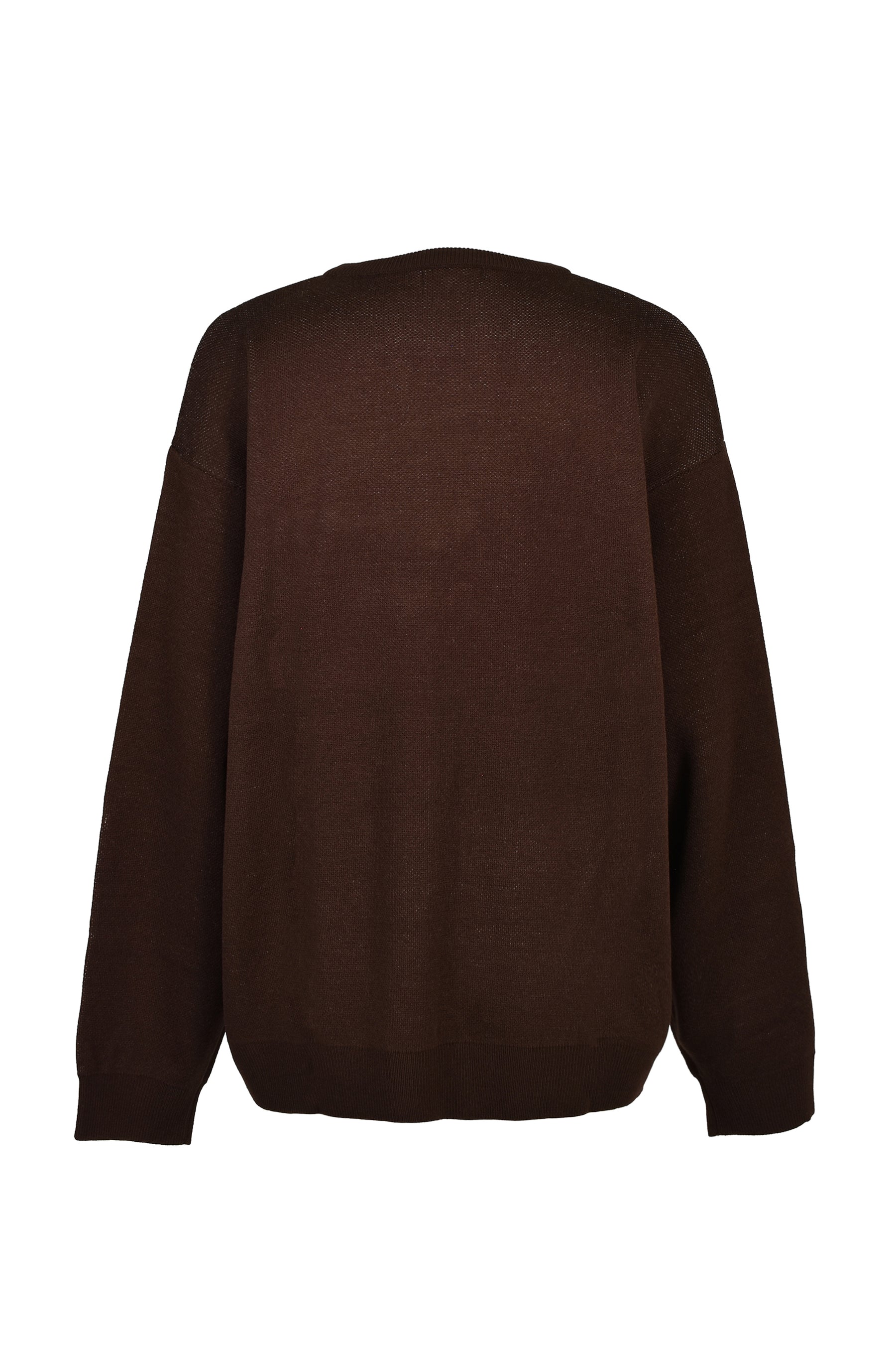 ROYAL EMBLEM CREW KNIT / BRW