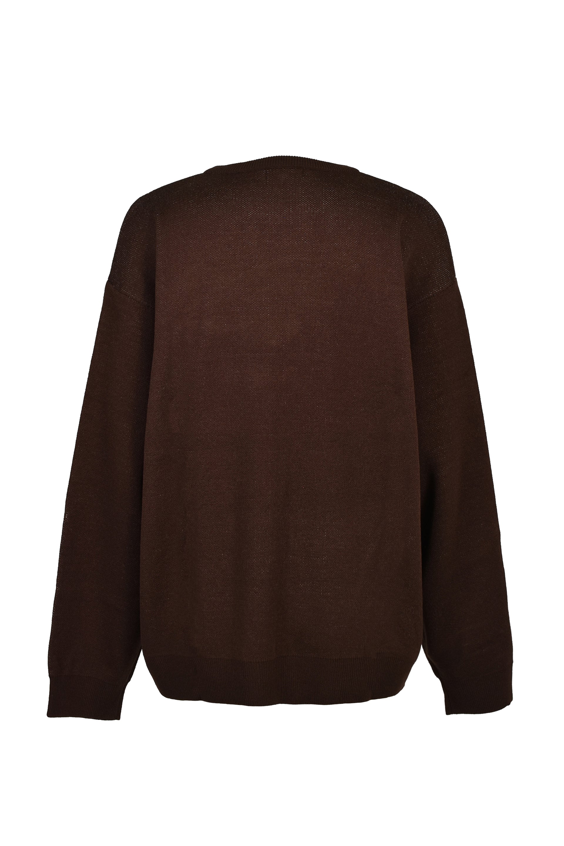 ROYAL EMBLEM CREW KNIT / BRW