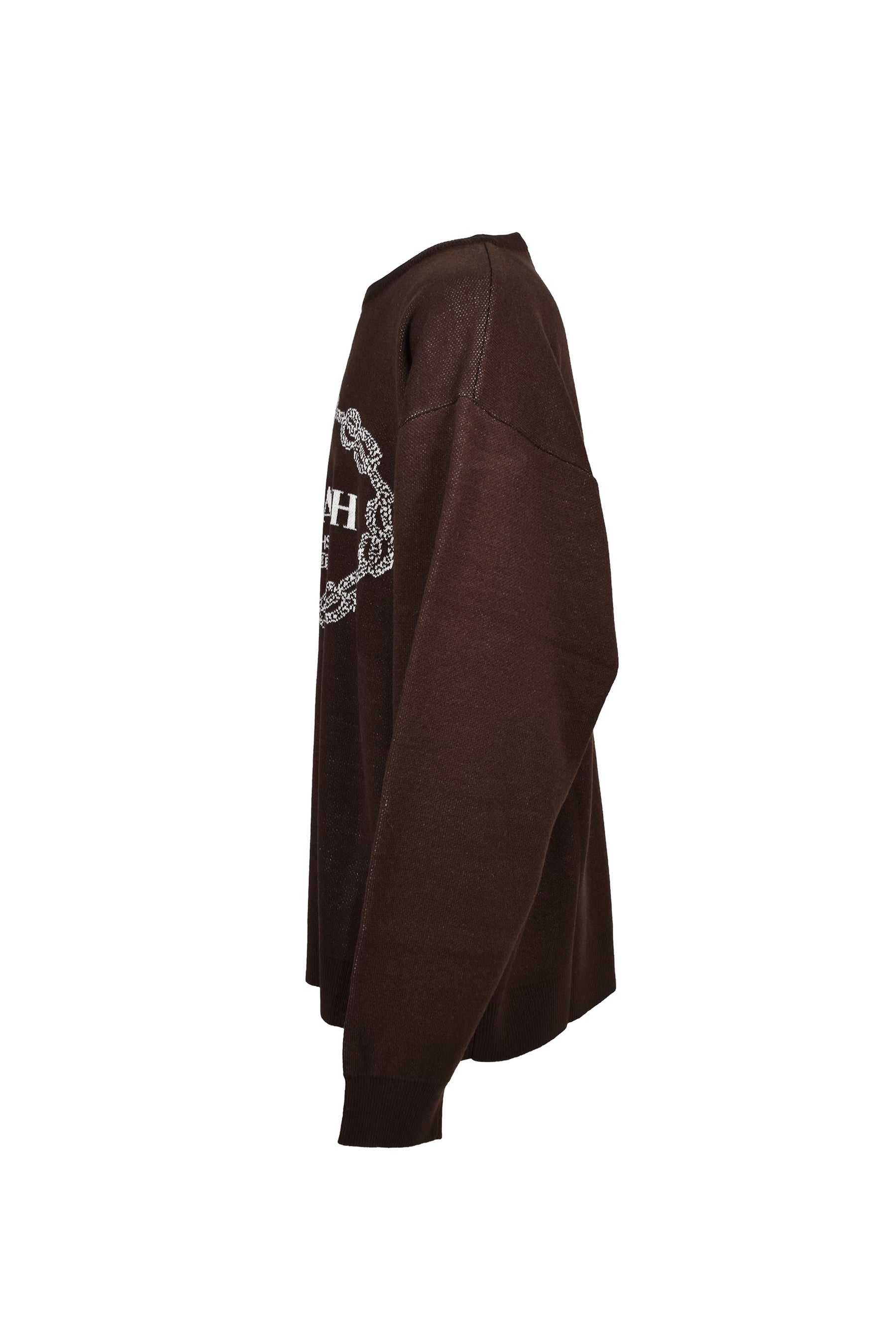ROYAL EMBLEM CREW KNIT / BRW