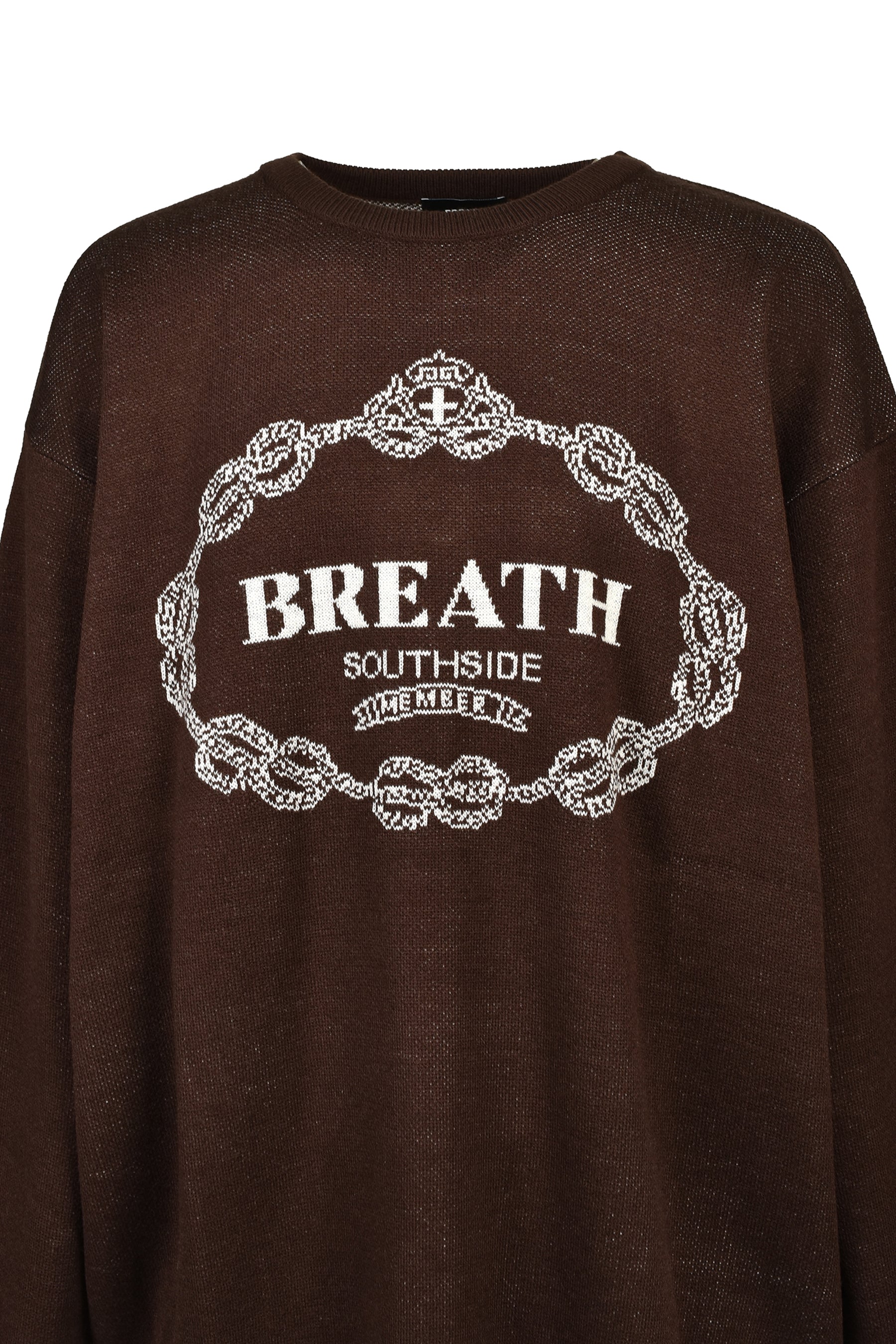 ROYAL EMBLEM CREW KNIT / BRW