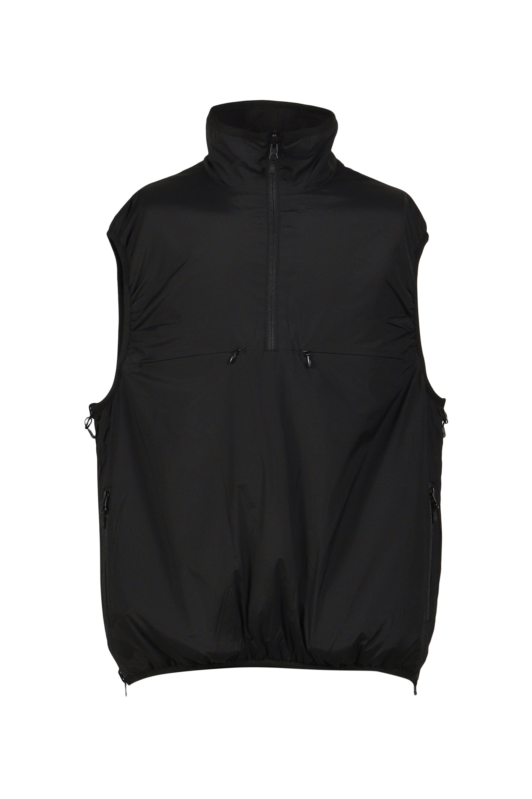 REVERSIBLE PULLOVER PUFF VEST ダイワピア DAIWA PIER39 TECH REVERSIBLE PULLOVER PUFF VEST / BLACK - NUBIAN