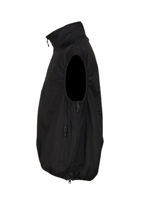 TECH REVERSIBLE PULLOVER PUFF VEST / BLK