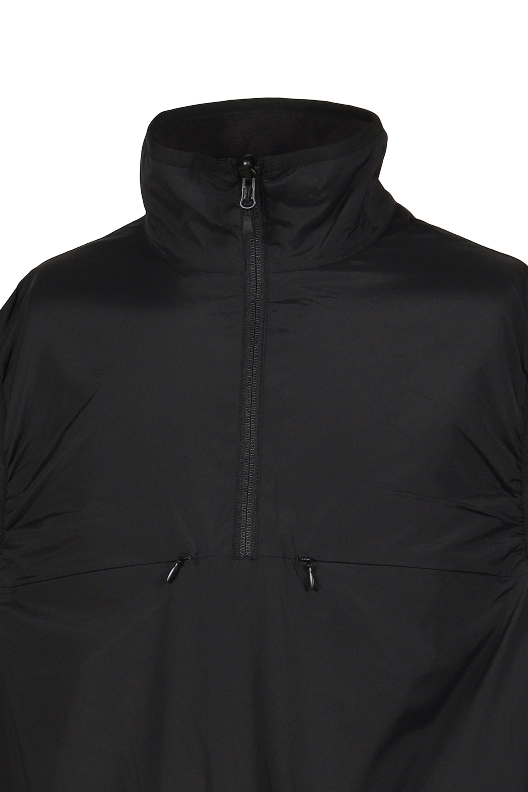 TECH REVERSIBLE PULLOVER PUFF VEST / BLK