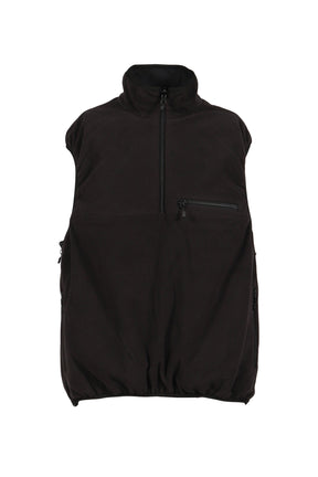 DAIWA PIER39 TECH REVERSIBLE PULLOVER PUFF VEST / BLACK - NUBIAN