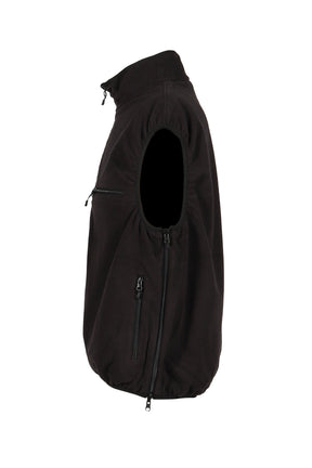 TECH REVERSIBLE PULLOVER PUFF VEST / BLK