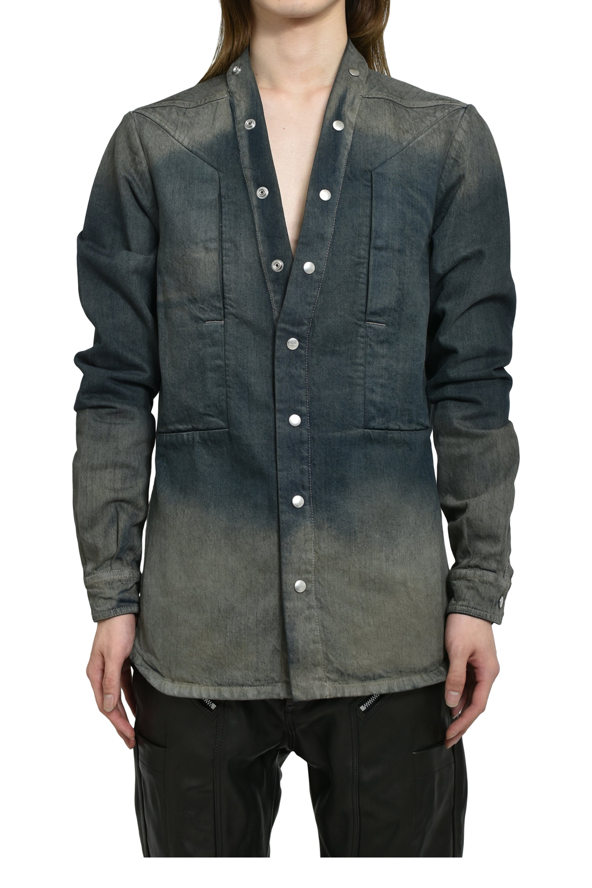 LARRY FOGPOCKET SHIRT / DRKDUST DEGRADE