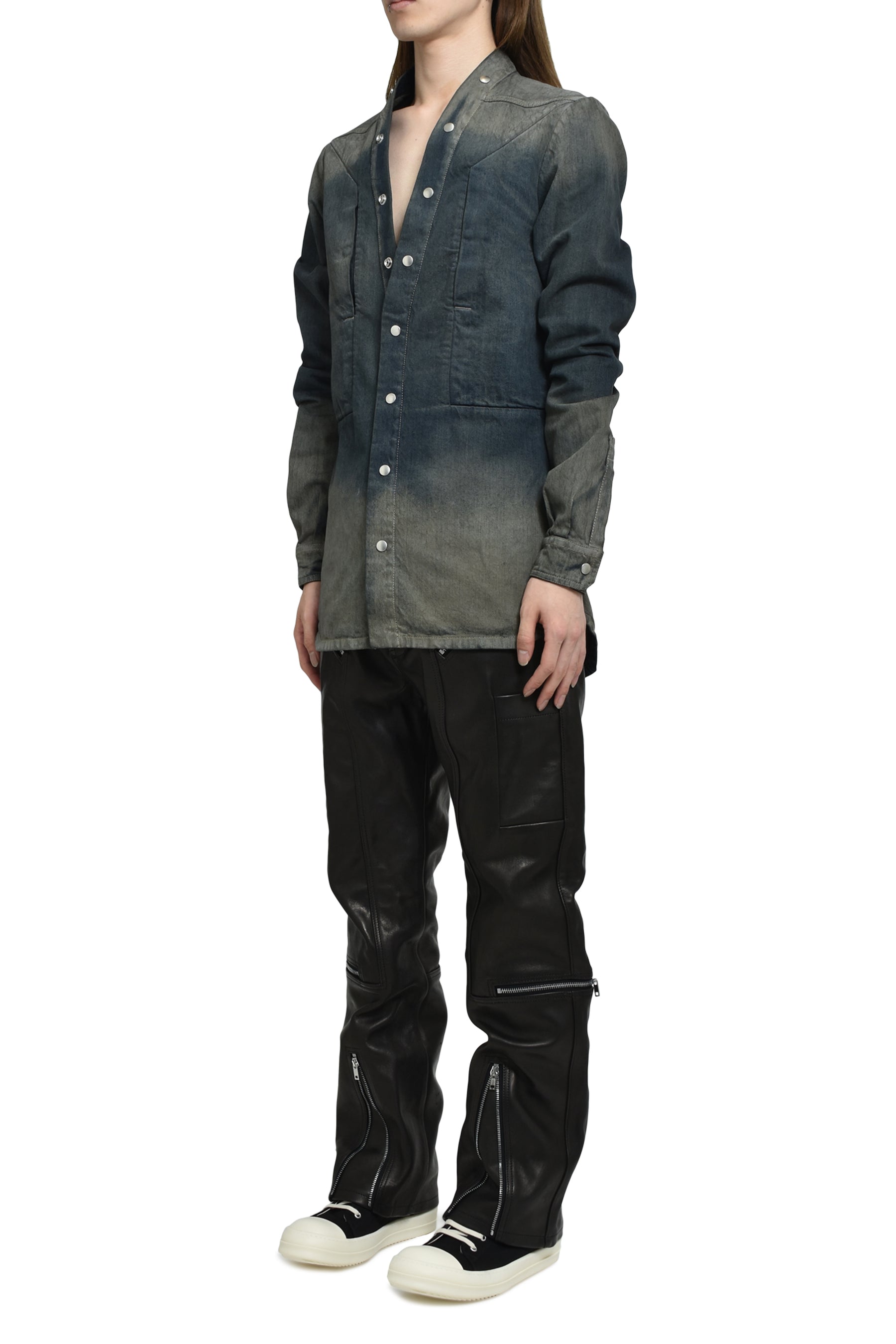 LARRY FOGPOCKET SHIRT / DRKDUST DEGRADE