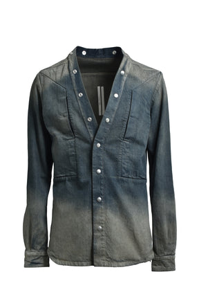 LARRY FOGPOCKET SHIRT / DRKDUST DEGRADE