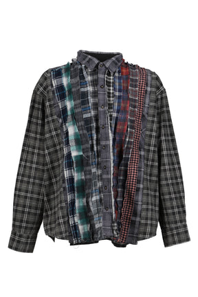 FLANNEL SHIRT -> RIBBON WIDE SHIRT / ASSORT