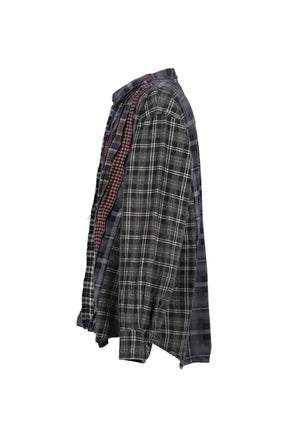 FLANNEL SHIRT -> RIBBON WIDE SHIRT / ASSORT