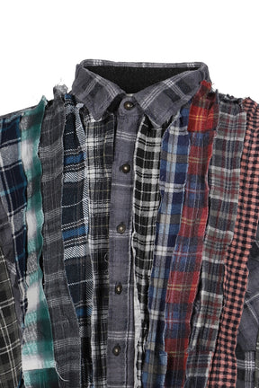 FLANNEL SHIRT -> RIBBON WIDE SHIRT / ASSORT