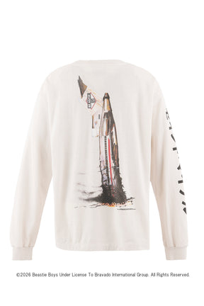 BTB_LS T-SHIRT/BEASTIEBOYS / WHT