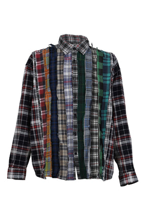 FLANNEL SHIRT -> RIBBON WIDE SHIRT / ASSORT