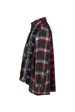 FLANNEL SHIRT -> RIBBON WIDE SHIRT / ASSORT