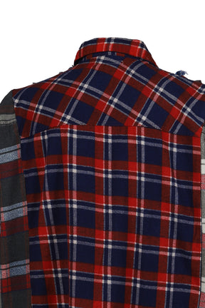 FLANNEL SHIRT -> RIBBON WIDE SHIRT / ASSORT
