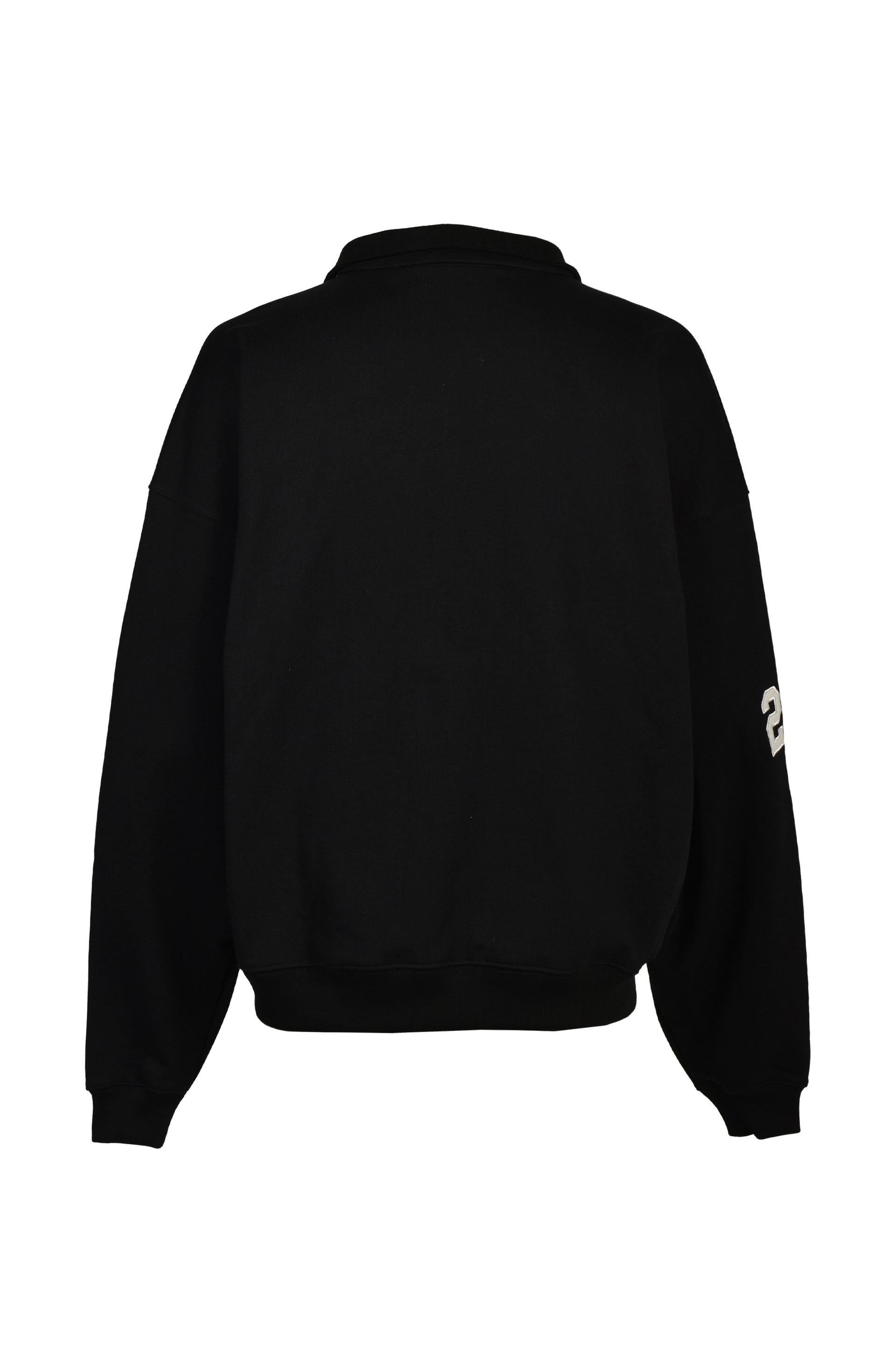 HALF ZIP SWEAT / BLK