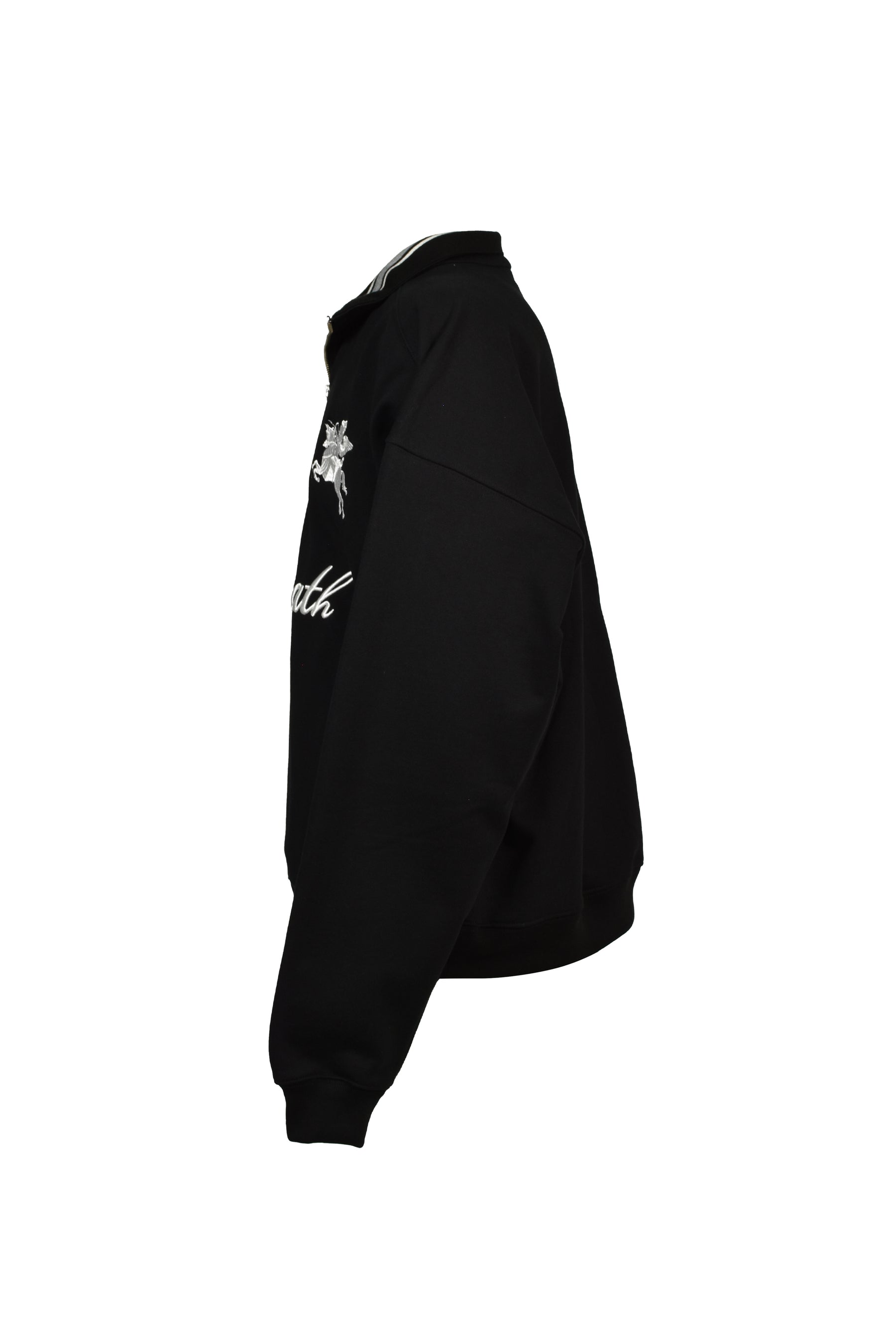 HALF ZIP SWEAT / BLK