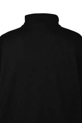 HALF ZIP SWEAT / BLK