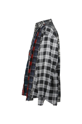 FLANNEL SHIRT -> RIBBON WIDE SHIRT / ASSORT