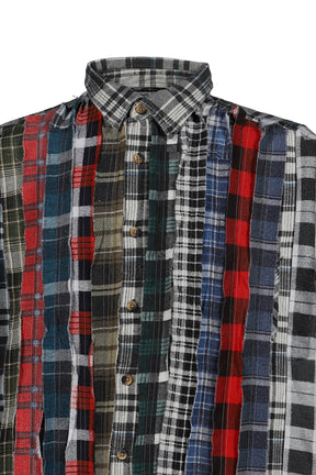 FLANNEL SHIRT -> RIBBON WIDE SHIRT / ASSORT