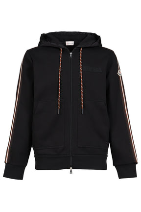 ZIP UP CARDIGAN / BLK