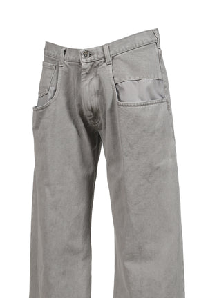 DOWN POCKET DENIM / GRY