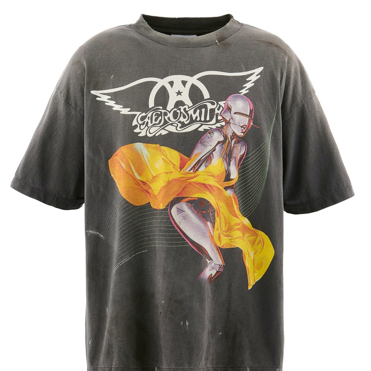 AS_SS T-SHIRT/AEROSMITH / BLK