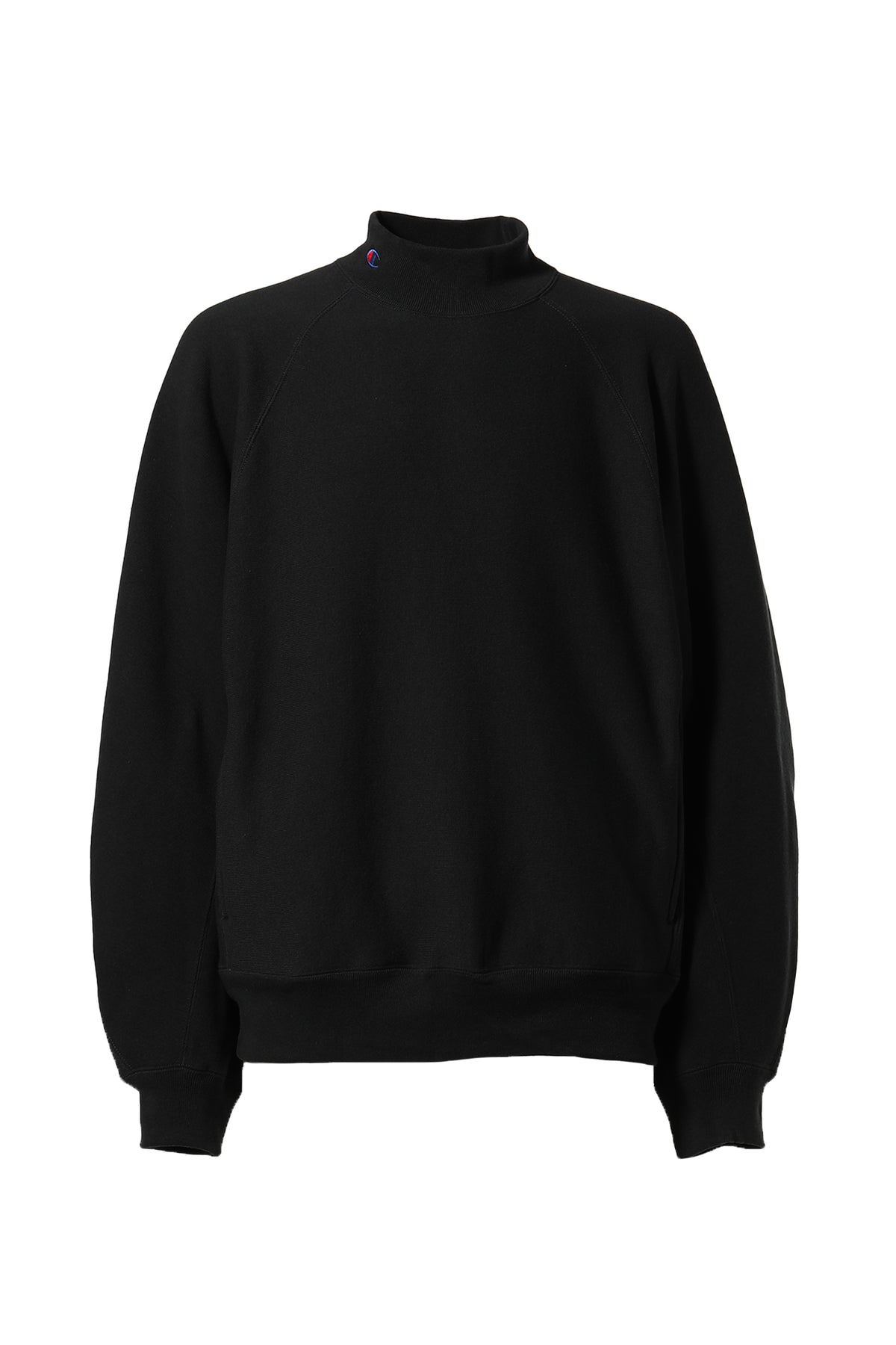 MOCKNECK SWEATSHIRT / BLK