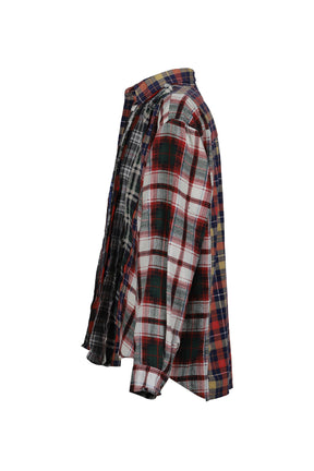 FLANNEL SHIRT -> RIBBON WIDE SHIRT / ASSORT