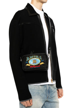 EMBROIDERED LOGO CAMERA CASE / BLK