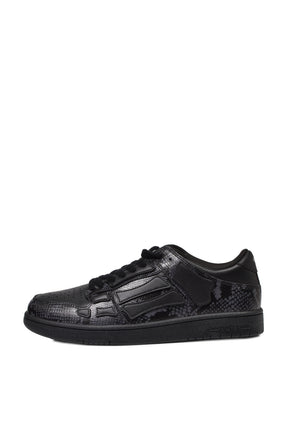 PRINTED PYTHON SKEL TOP LOW / BLK