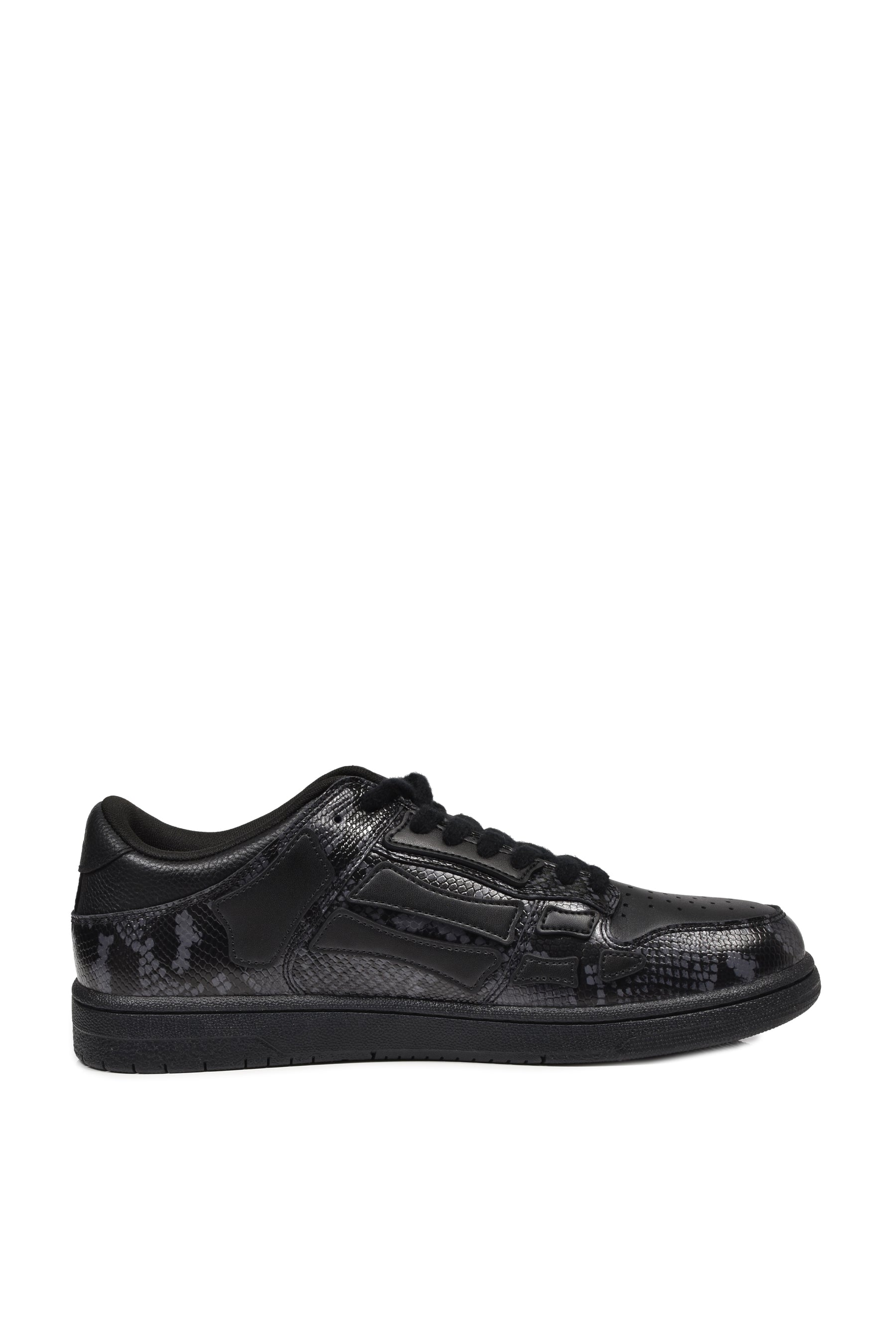 PRINTED PYTHON SKEL TOP LOW / BLK