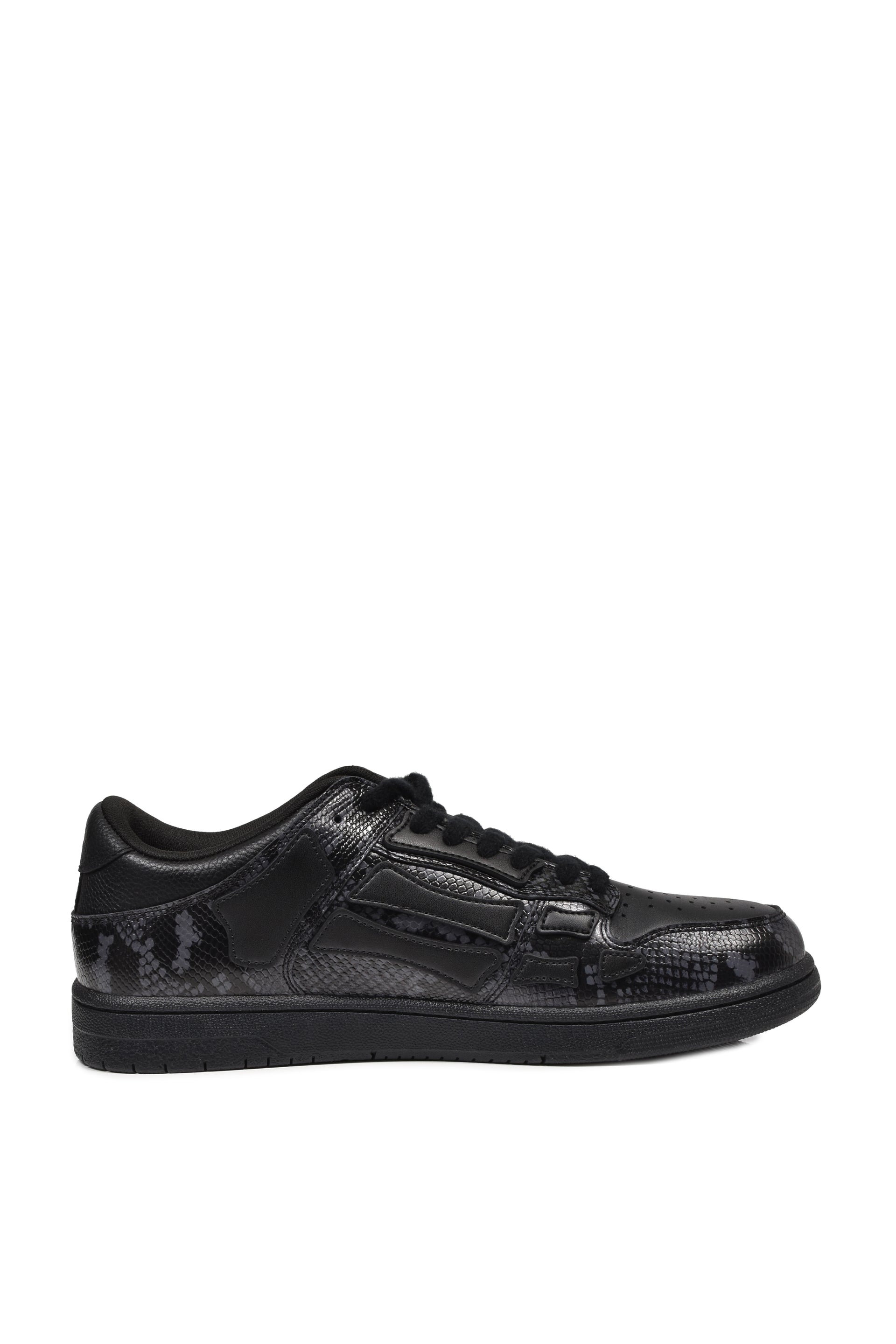 PRINTED PYTHON SKEL TOP LOW / BLK