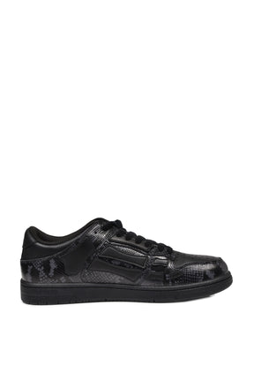 PRINTED PYTHON SKEL TOP LOW / BLK