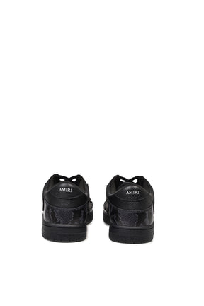 PRINTED PYTHON SKEL TOP LOW / BLK