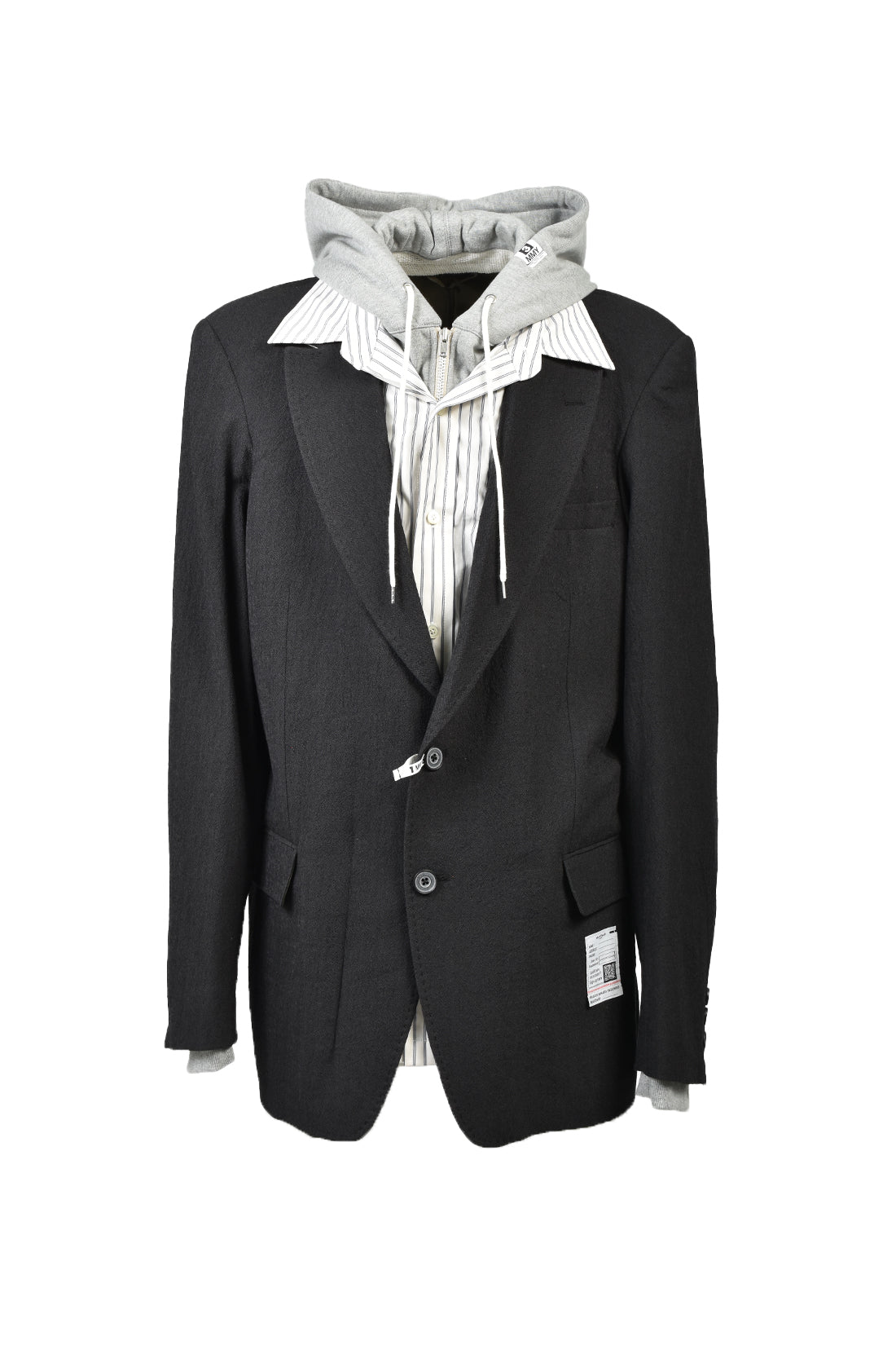 TRIPLE LAYERED BLAZER / BLK