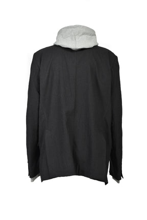 TRIPLE LAYERED BLAZER / BLK