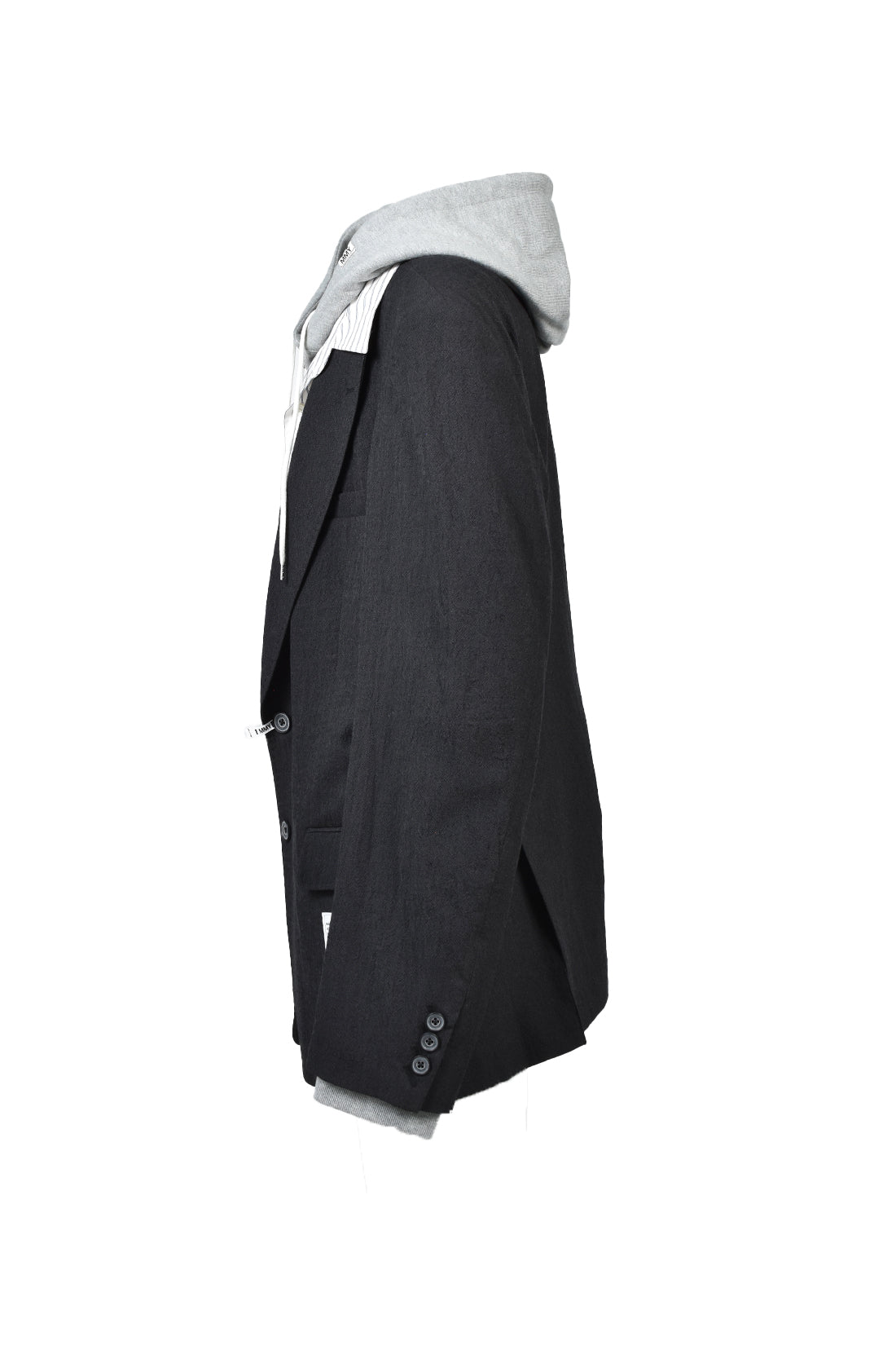 TRIPLE LAYERED BLAZER / BLK