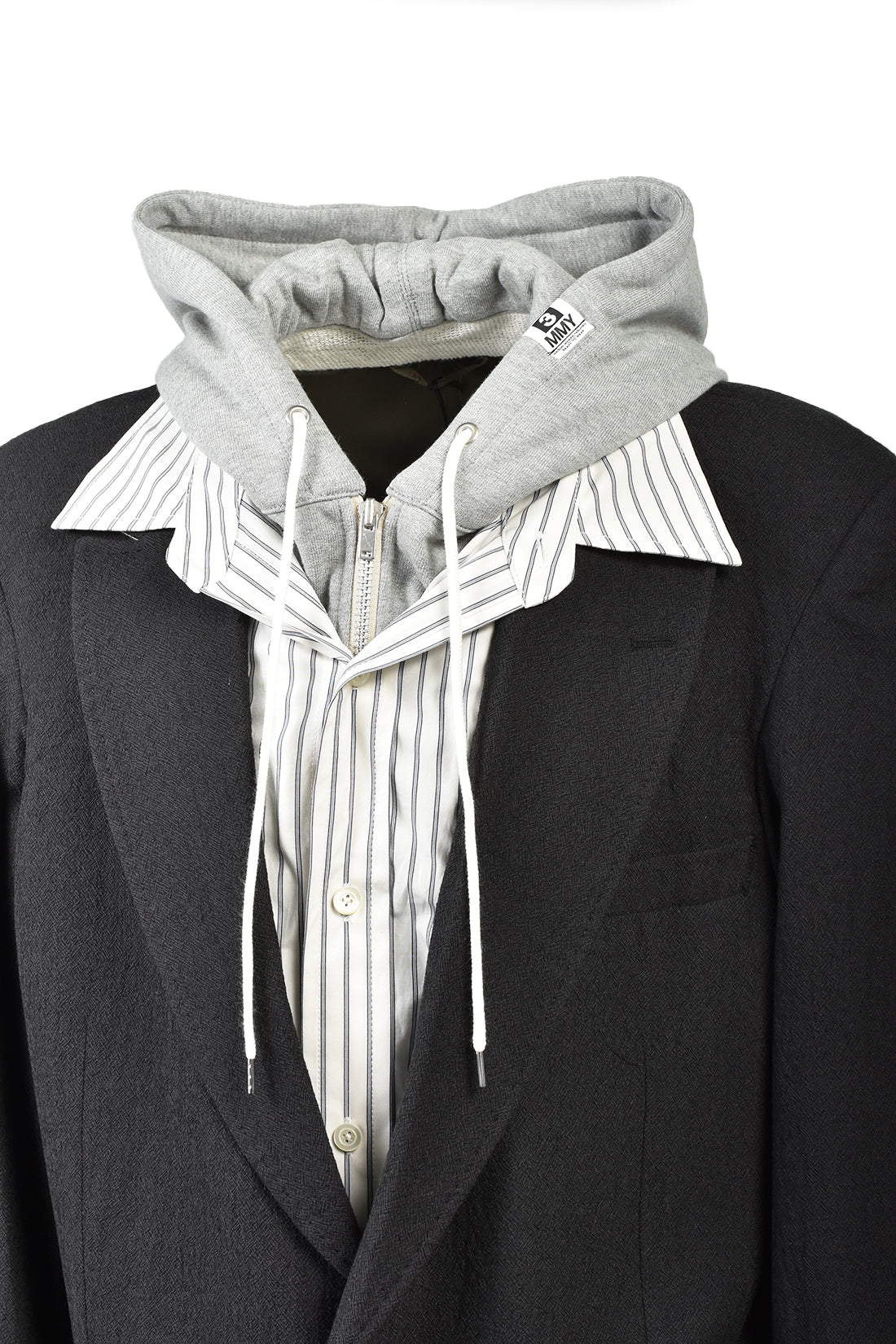 TRIPLE LAYERED BLAZER / BLK