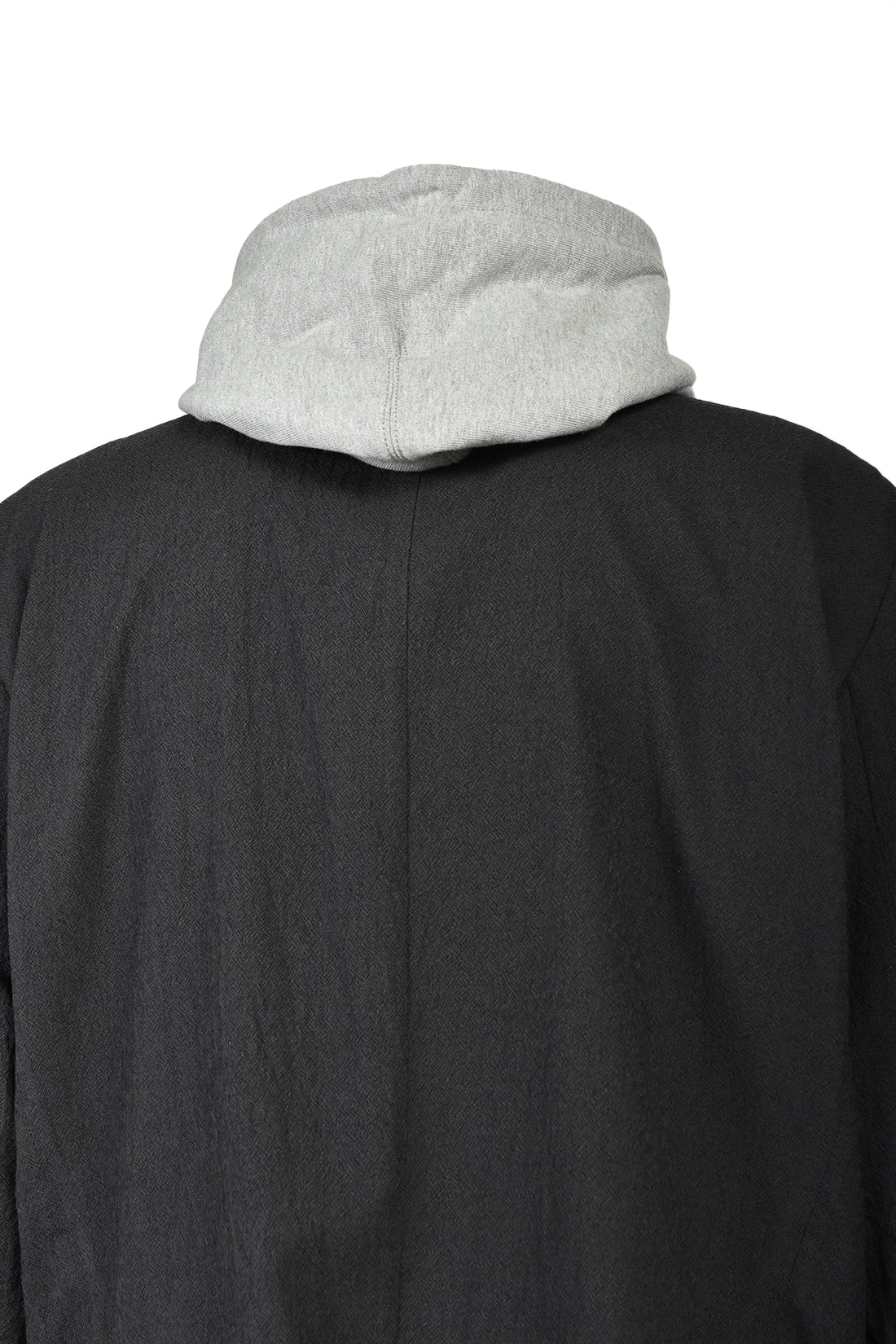 TRIPLE LAYERED BLAZER / BLK